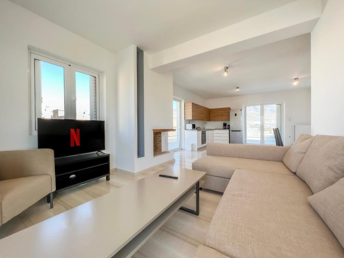 Panoramic Cityscape Maisonette In Agios Dimitrios アテネ エクステリア 写真