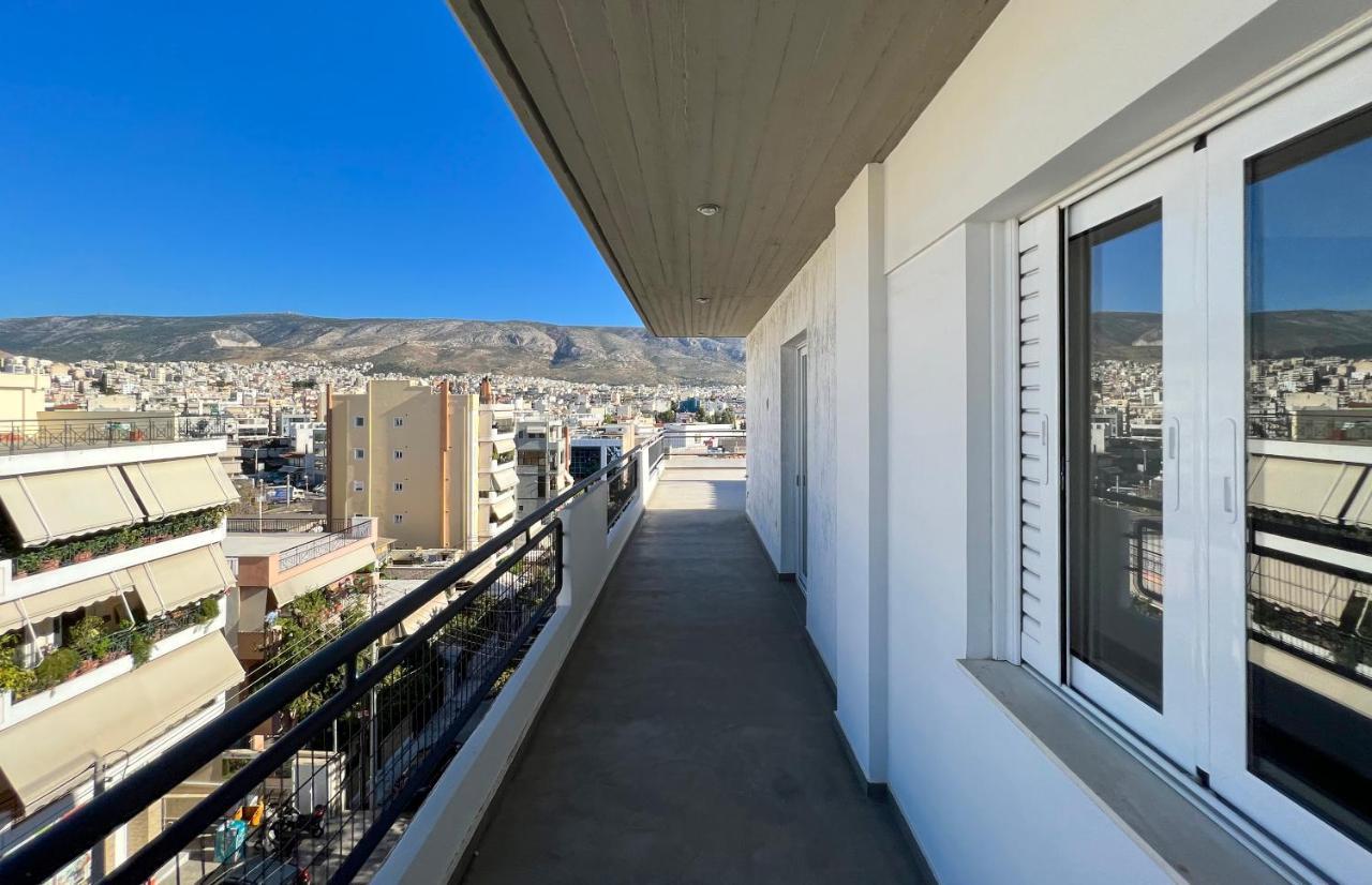 Panoramic Cityscape Maisonette In Agios Dimitrios アテネ エクステリア 写真